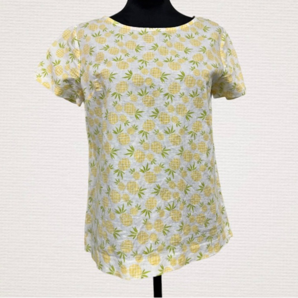 J Crew pineapple top size Extra Small